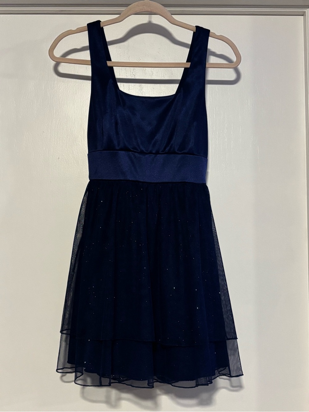 Studio Y Navy Sparkle Tulle Dress